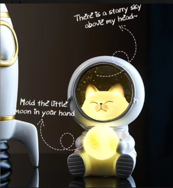 Lampara astronauta gato